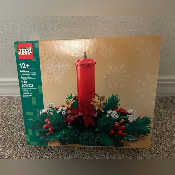 Sealed LEGO Christmas Table Decoration building set, model number 40743 - Picture 2 of 3